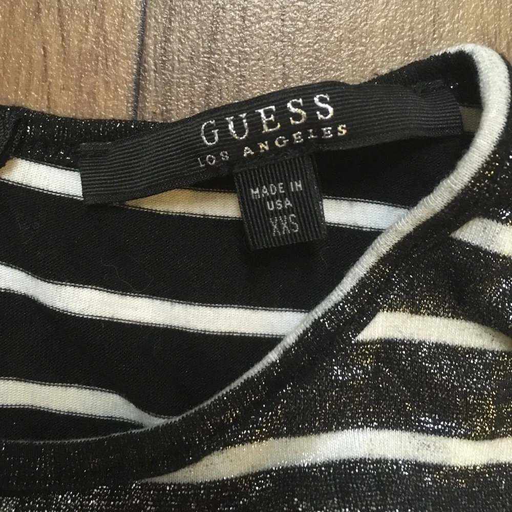 Guess Sparkle Striped Tank - Picture 2 of 2